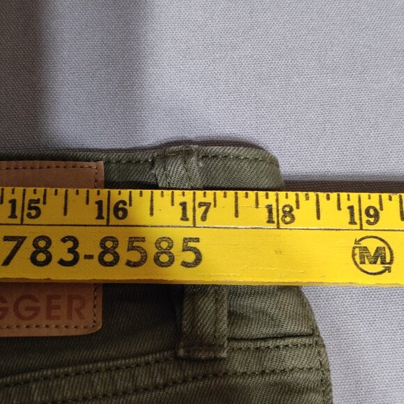 Bootlegger Jackson jeans men's size 34(36)/32 olive green colour straight leg - Picture 11 of 13